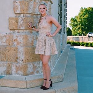 Gold Homecoming/Special Occasion Dress